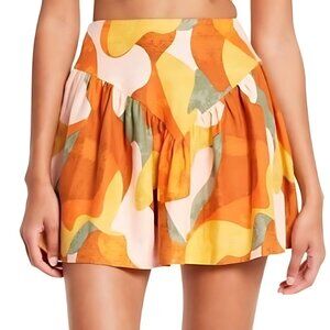 Fe Noel x Target | Mixed Paint Print Mini Skirt